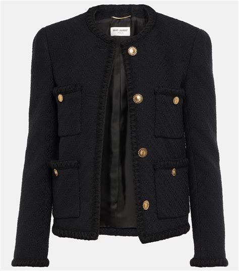 saint laurent jacket|saint laurent tweed.